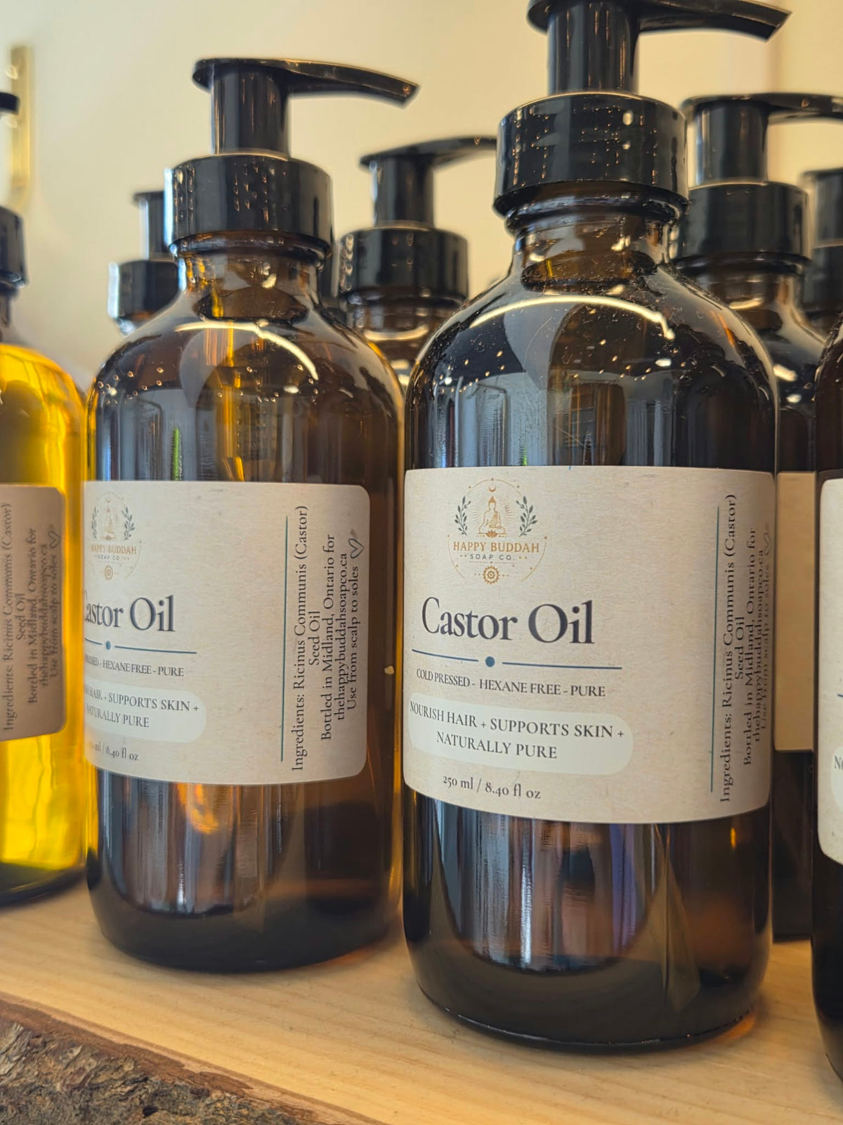 Organic Castor Oil, from The Happy Buddah Soap Co.