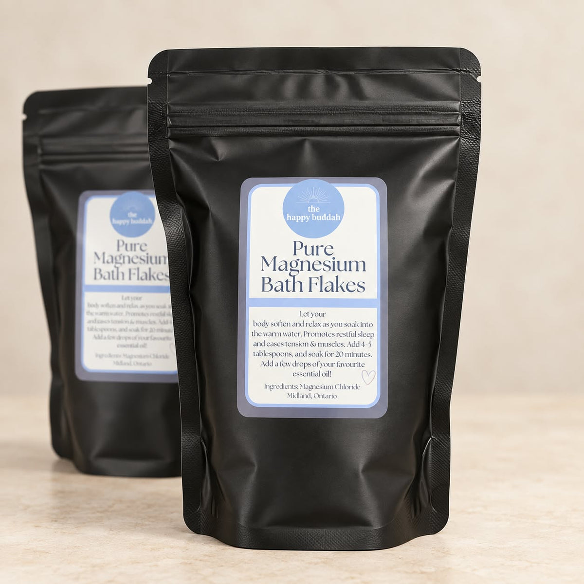 Magnesium Bath Flakes, from The Happy Buddah Soap Co.