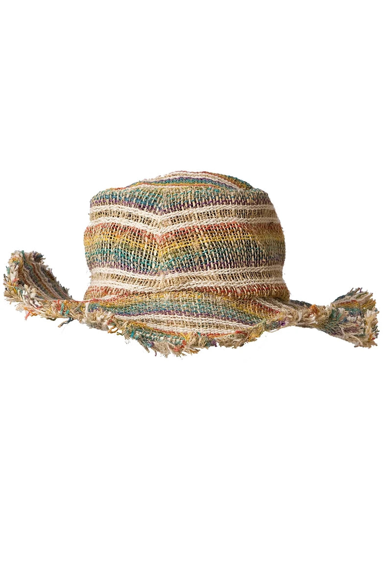 HEMP FRINGE HAT